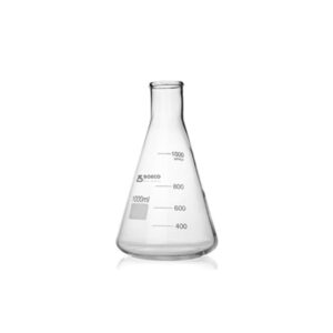 Matraz Erlenmeyer 100ml vidrio borosilicato