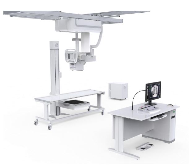 Equipo De Rayos X Digital De Techo Con Fluoroscopia 17x17 Con 139 Um